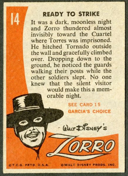 1958 Topps Zorro